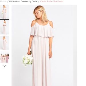 Show Me Your Mumu Caitlin Ruffle Maxi Dress